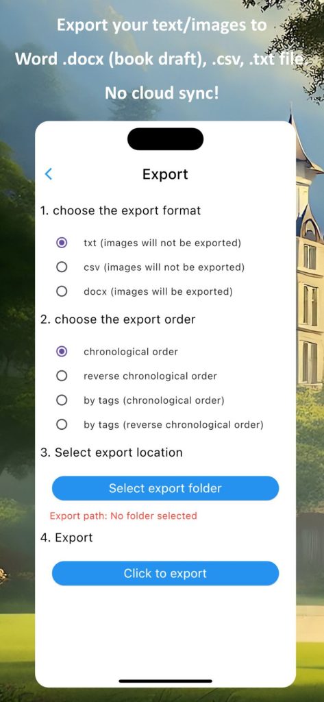 Export-your-photos-and-text-to-ms-word-document